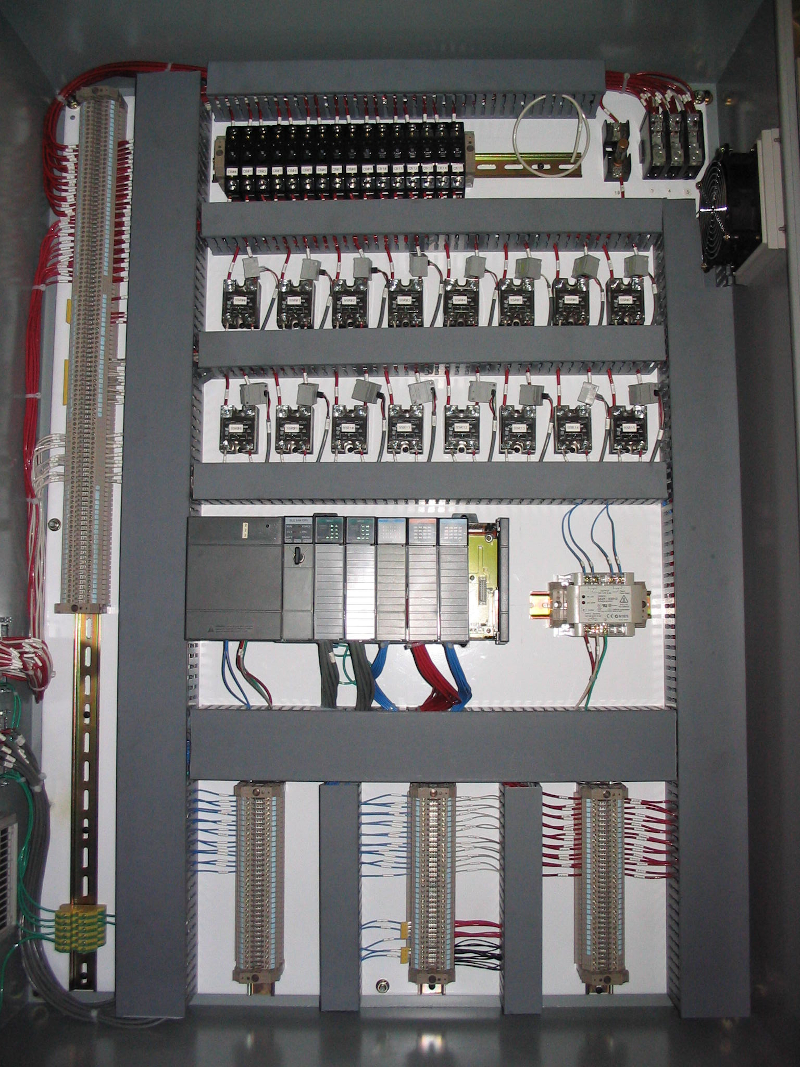 16-zone heater controller for a plastic injection molding press